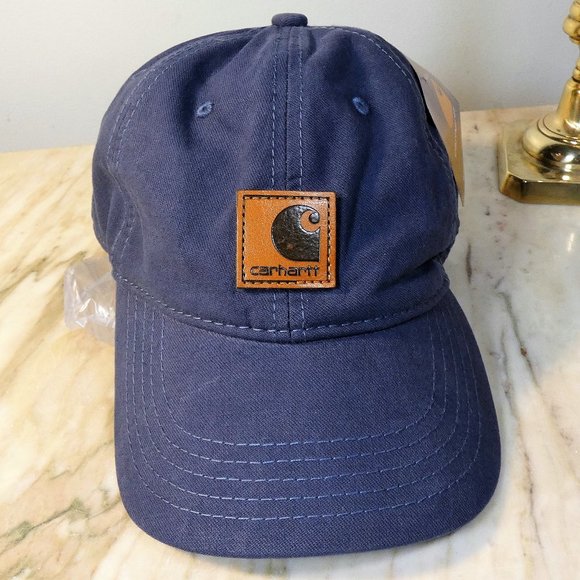 👍 HOST PICK! 👍 NWT Carhartt Adjustable Baseball Hat Cap - Washed Blue - Picture 1 of 3